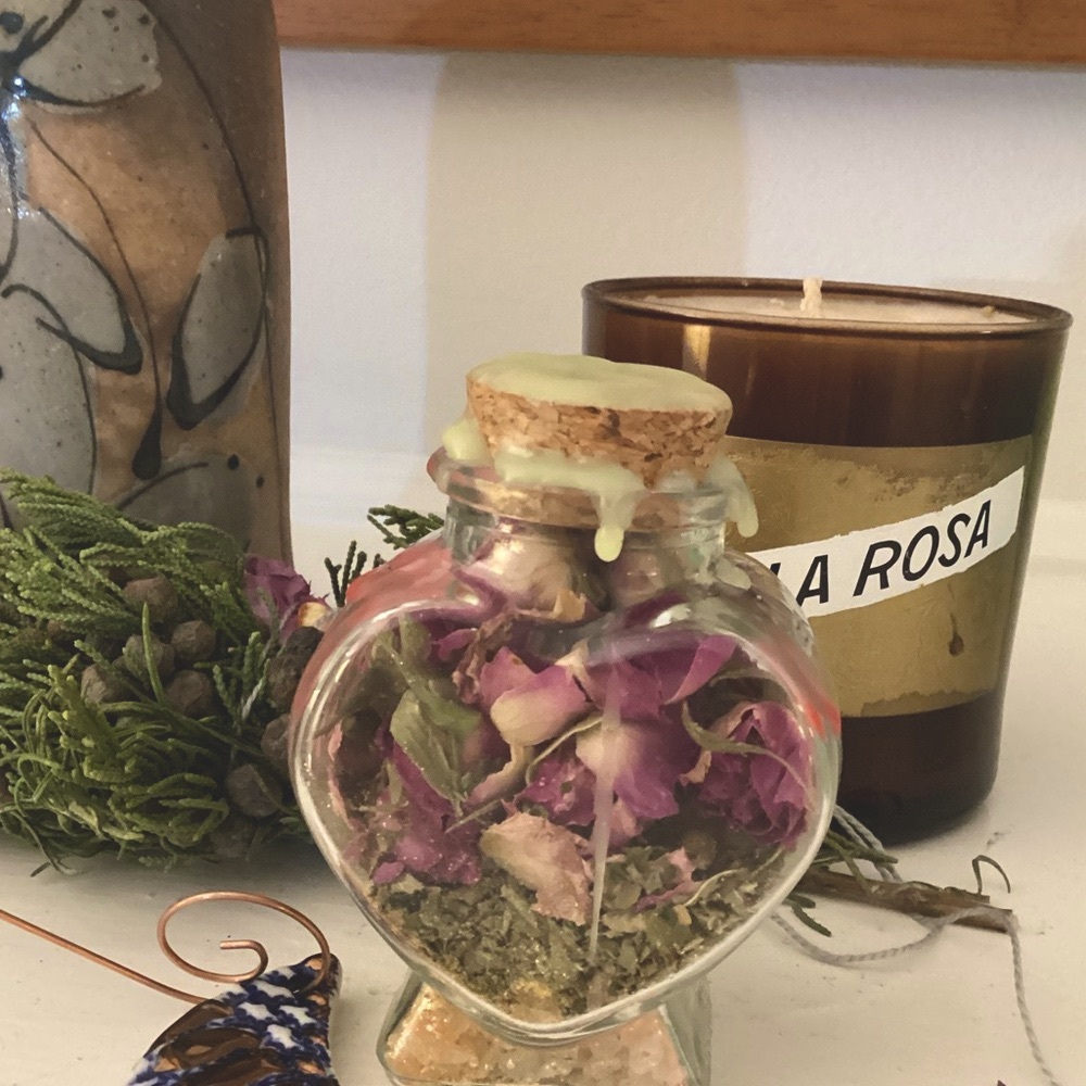 Spell jar Love intention witch jar handmade โค๏ธ๐นโจ๐ฟ๐โค๏ธ๐๐๐๐๐๐ฎ๐๐๐๐ธ - Picture 13 of 16